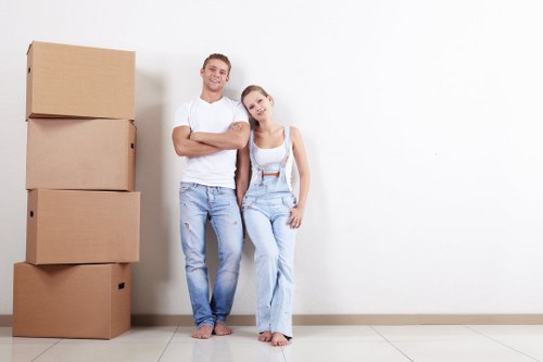Man and van vehicle ready for a local move in Waterloo