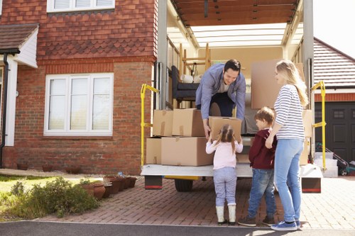 Packing and loading process for a Waterloo house move