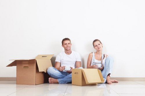 Efficient man and van service organizing transport for a Waterloo move